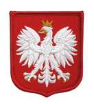 Godło naszywka na mundur galowy.