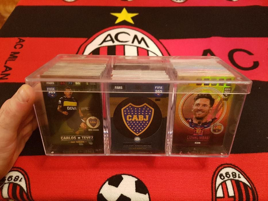 Panini Fifa 365 Sezon 2017 Karty rare logo fans multiple gold power up