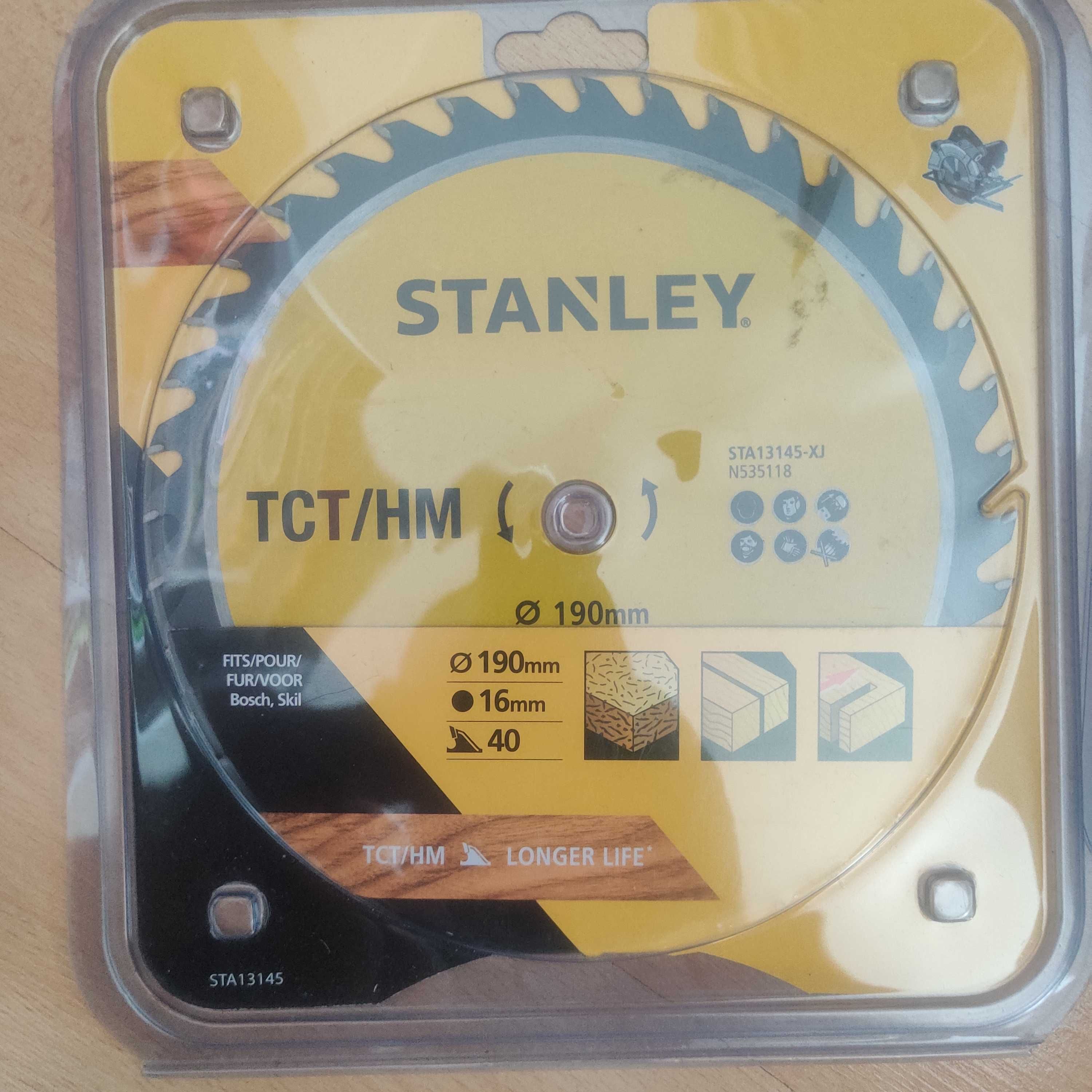 Piły tarczowe do drewna  STANLEY TCT/HM 140 - 210 nowe