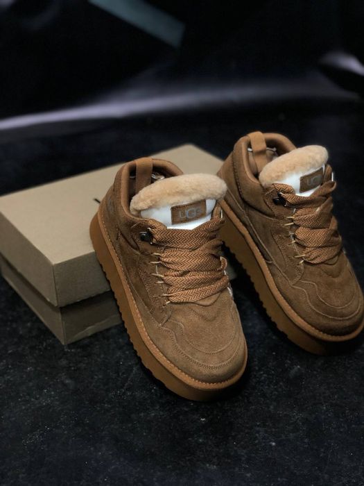 Кроссовки UGG Lowmel Australia Угг овчина, натуральный замш Уггі