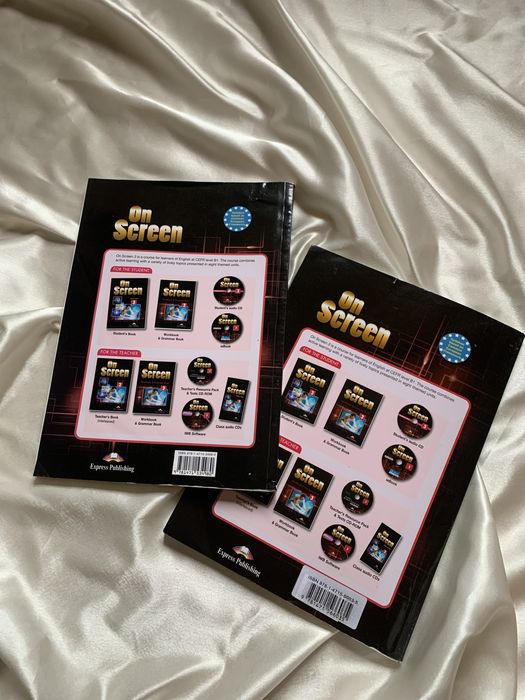 Підручники з ангдлійської On screen 1,2,3 комплект