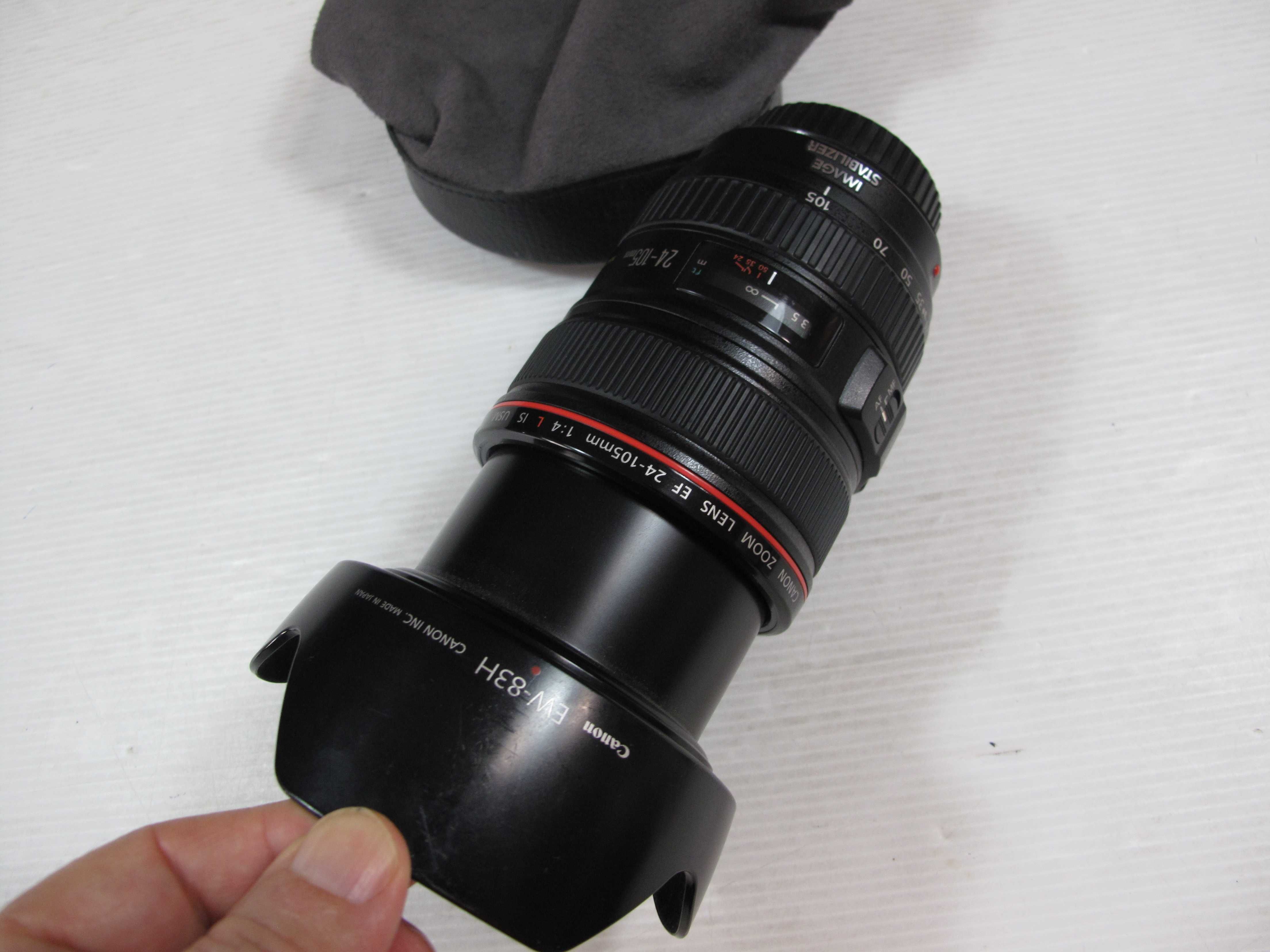 Canon 24-105 L IS na bolsa estado Smi-Nova - Ver fotos