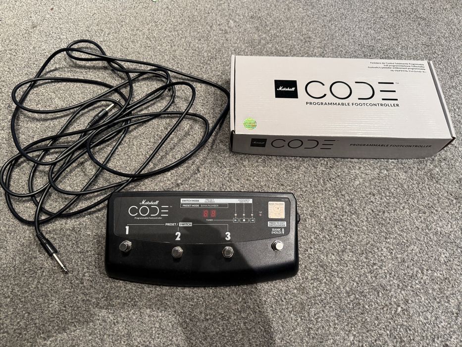 Footswitch Marshall code CODE25, CODE50, CODE100, CODE100H