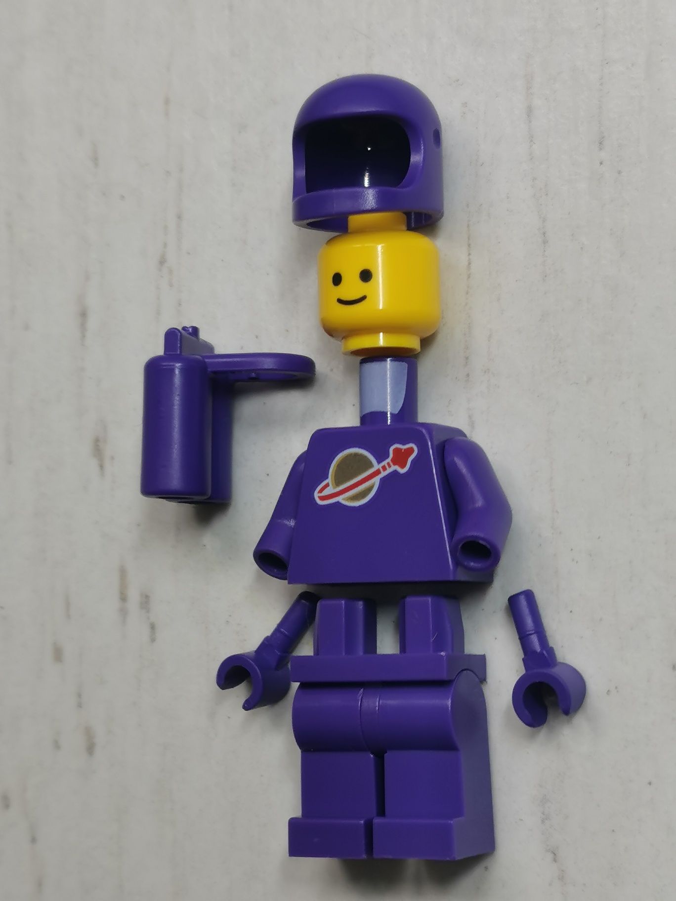 Lego Space deep purple / fioletowy spaceman NOWY! nie składany! UNIKAT
