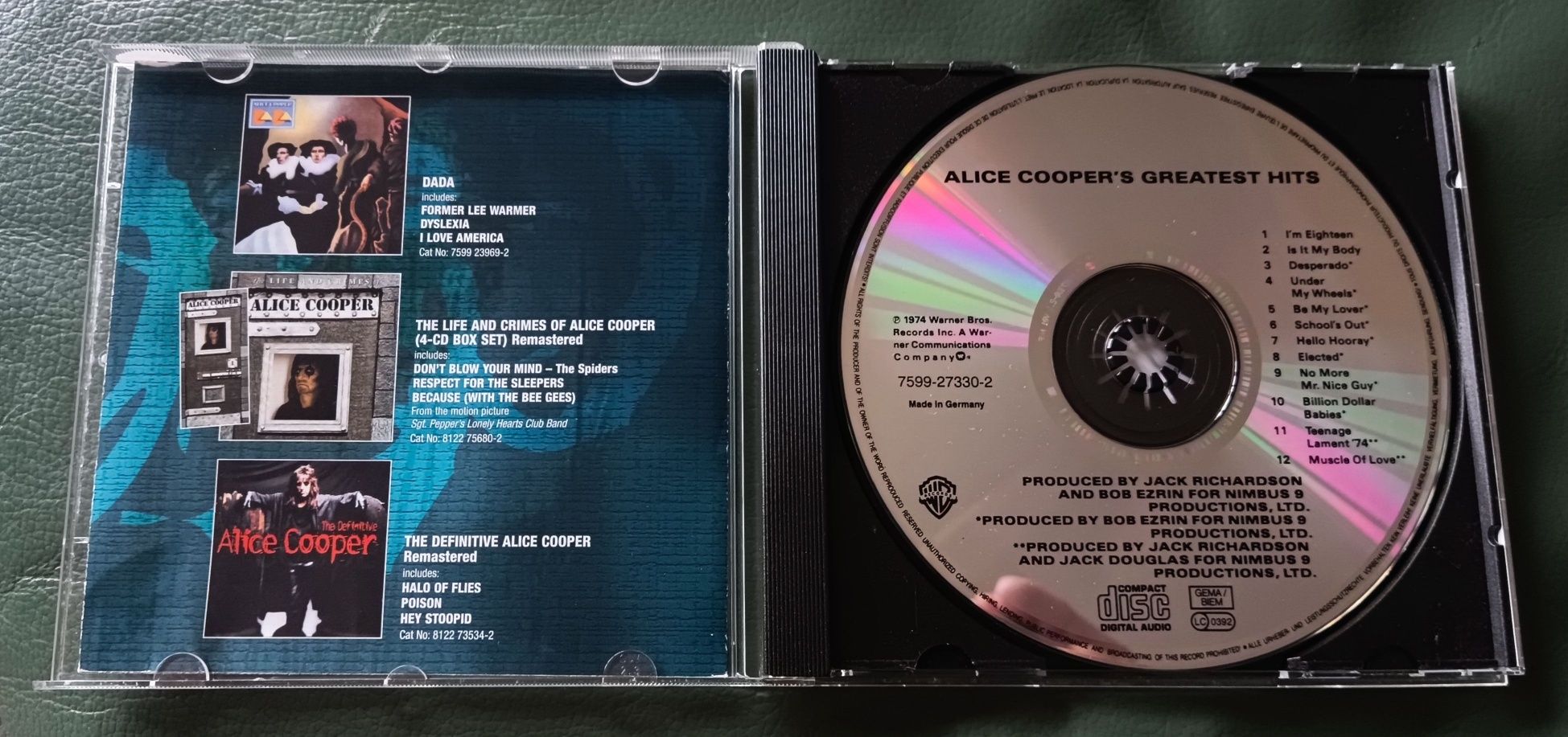 CD Alice Cooper "Greatest Hits"