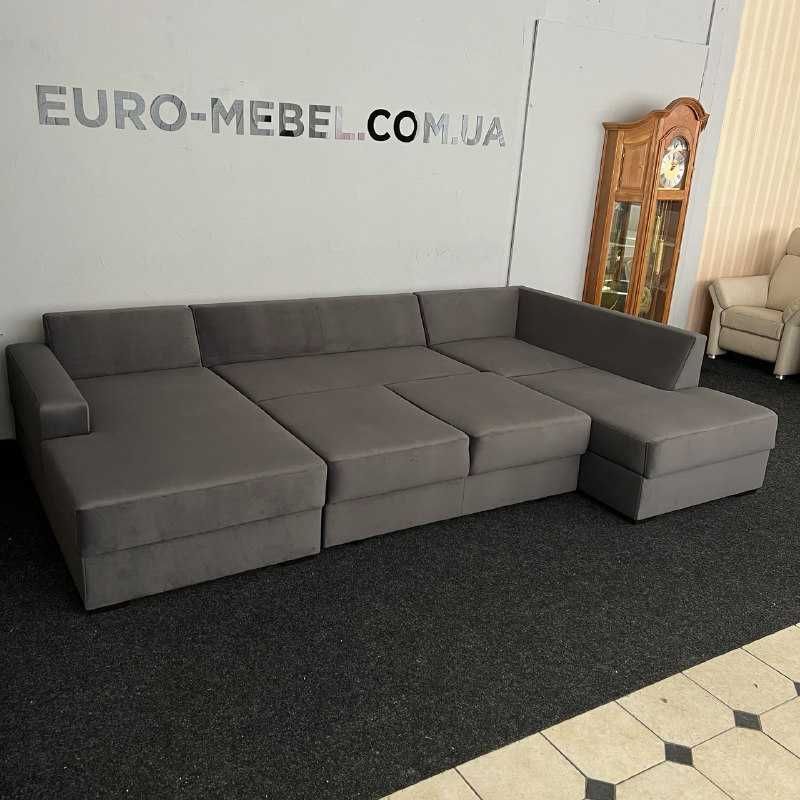 БЕЗКОШТОВНА ДОСТАВКА Новий диван з Європи п-подібної форми в тканині