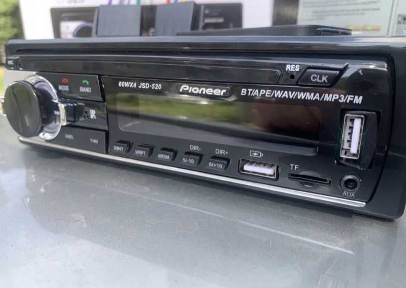 Автомагнитола магнитола с блютуз AUX SD 2хUSB Bluetooth магнітола