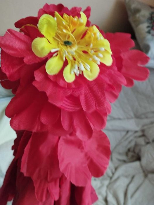 Parasol w kształcie kwiatka hinskim stylu