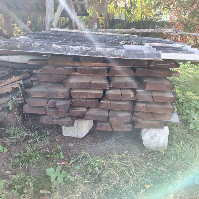 Deski dębowe sezonowane