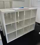 Regał biały Kallax Ikea 3x4 - 112x147 cm