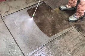 Lavagem /limpeza jacto de água