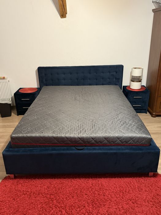 Łóżko 160x200 + szafki nocne