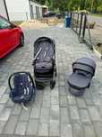 Wózek Muvvo Quick 2.0 - spacerówka + gondola + nosidełko Maxi Cosi