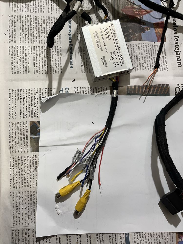 Multimedia interface camera marcha atras