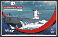 Model do sklejania U2 typ II A okręt podwodny Mirage Hobby 400203