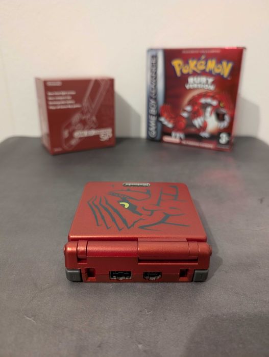 Gameboy Advance SP IPS Mod Pokémon Ruby