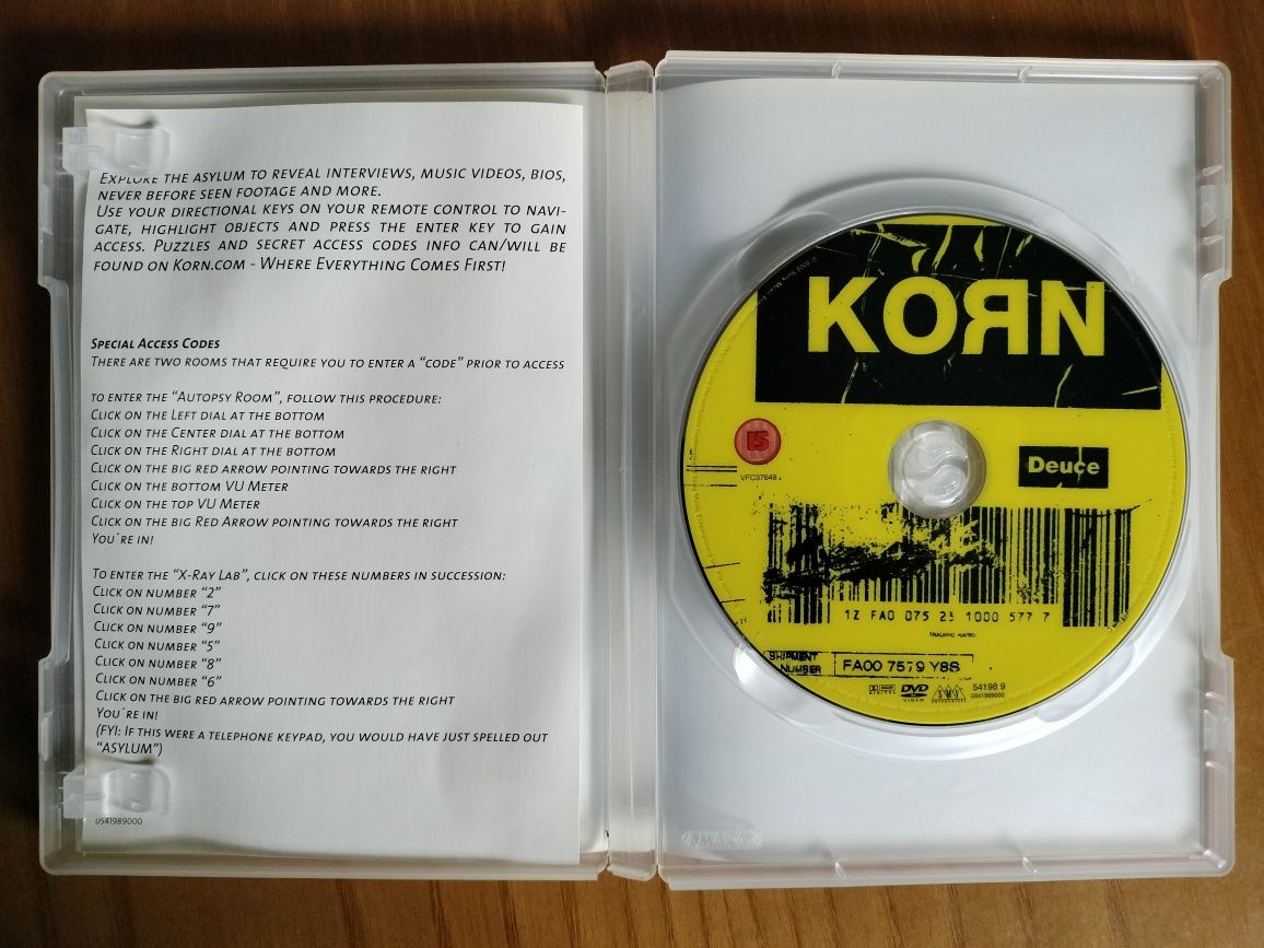 Korn - Deuce DVD