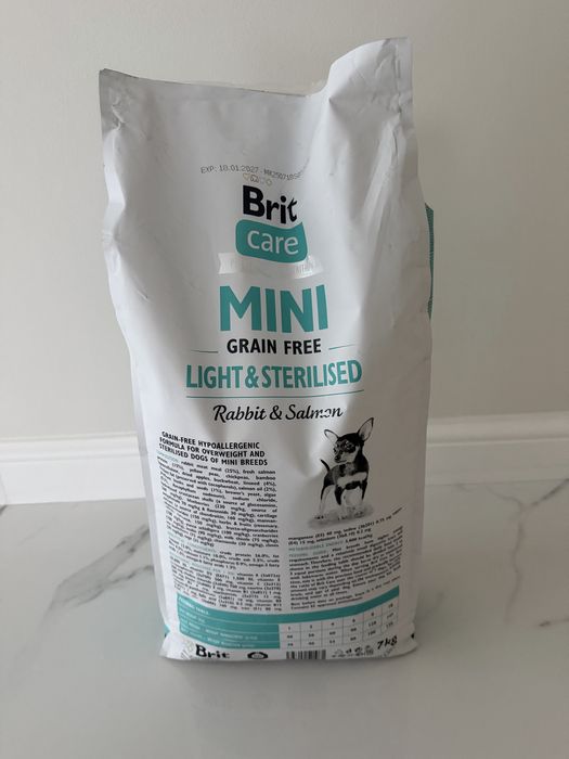 Karma dla psa, Brit care Mini Grain Free Light&Sterilised