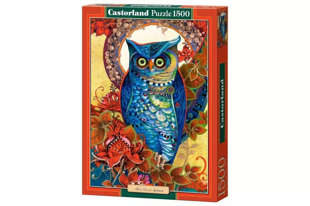 Puzzle 1500 elementów. Sowa, David Galchutt. Castorland