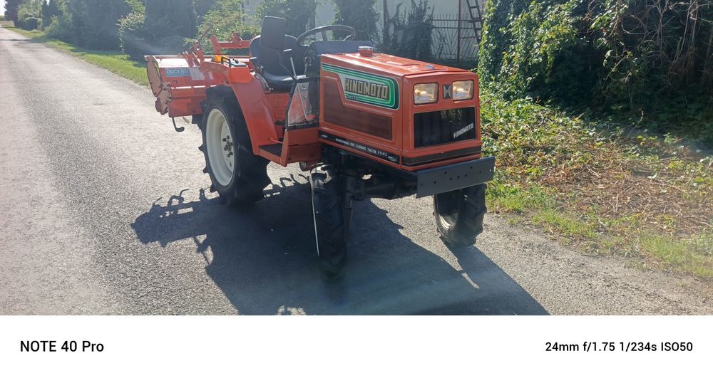Traktorek ogrodniczy hinomoto N179#glebogryzarka#4x4#faktura vat#19hp#