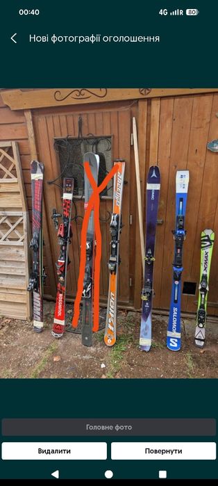 Лижі професійні гірські