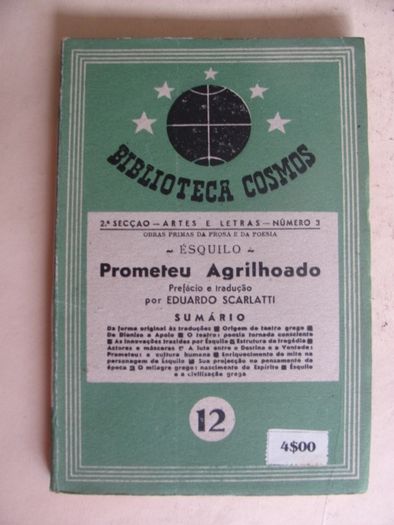 Prometeu Agrilhoado de Ésquilo