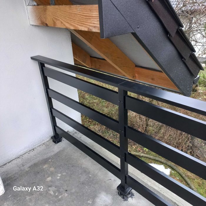 Balustrada balkonowa balustrady aluminiowe Barierki stali nierdzewnej