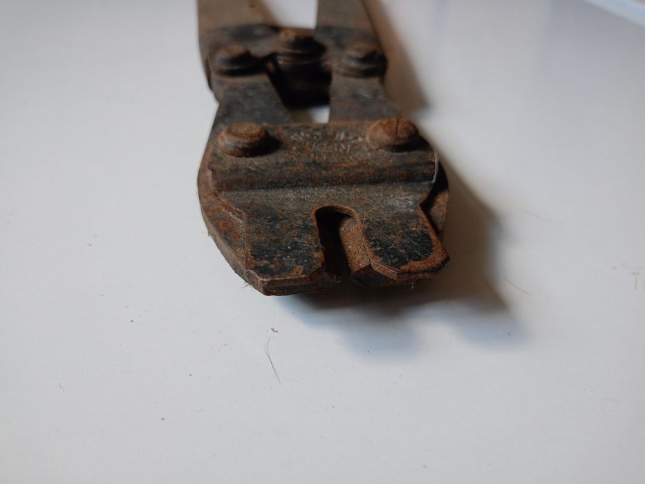 Stare nożyce do cięcia drutu duże 48,8 cm