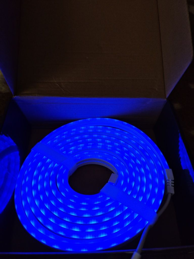 Taśma Neon LED RGBIC Zestaw 3 Metry Neon Świetlny Wąż Światlo Ledy RGB