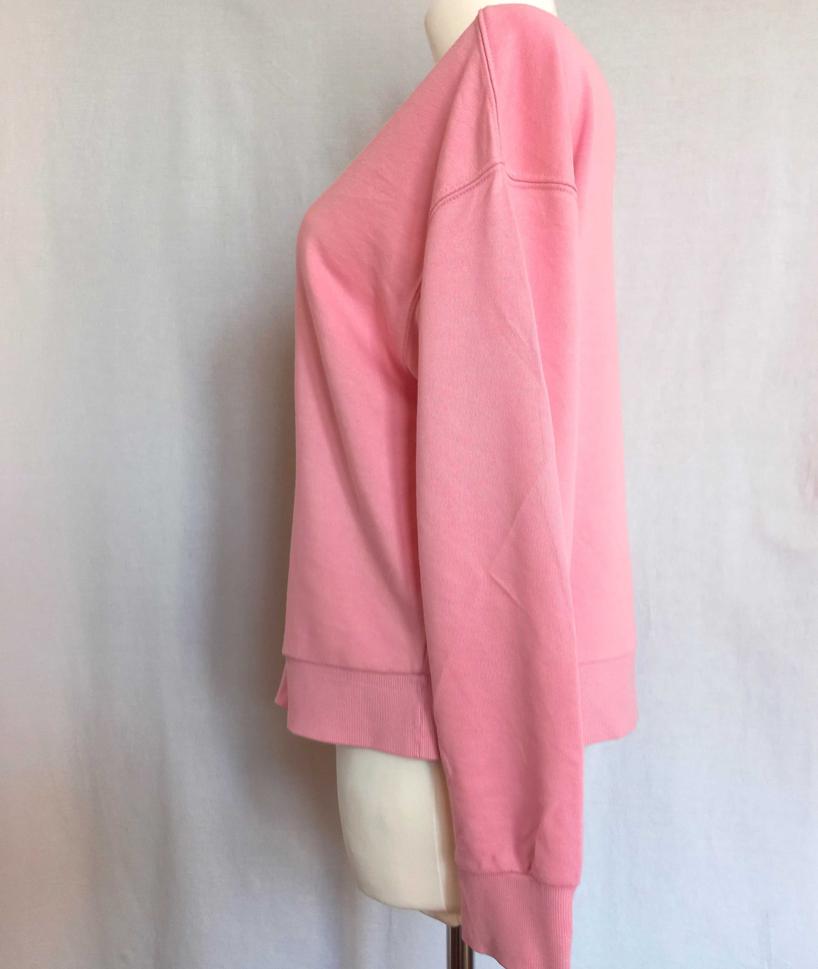 Bluza damska Różowa sportowa r. 40-42 Bawełna stan bdb