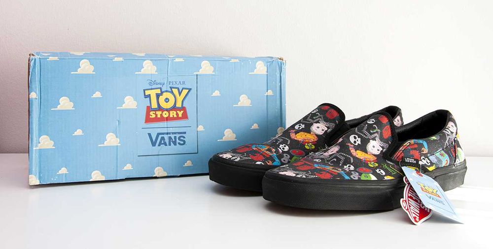 TOY STORY x VANS Sneakersy 43 SlipOn Mutants Buzz Chudy Nowe BUTY 28cm