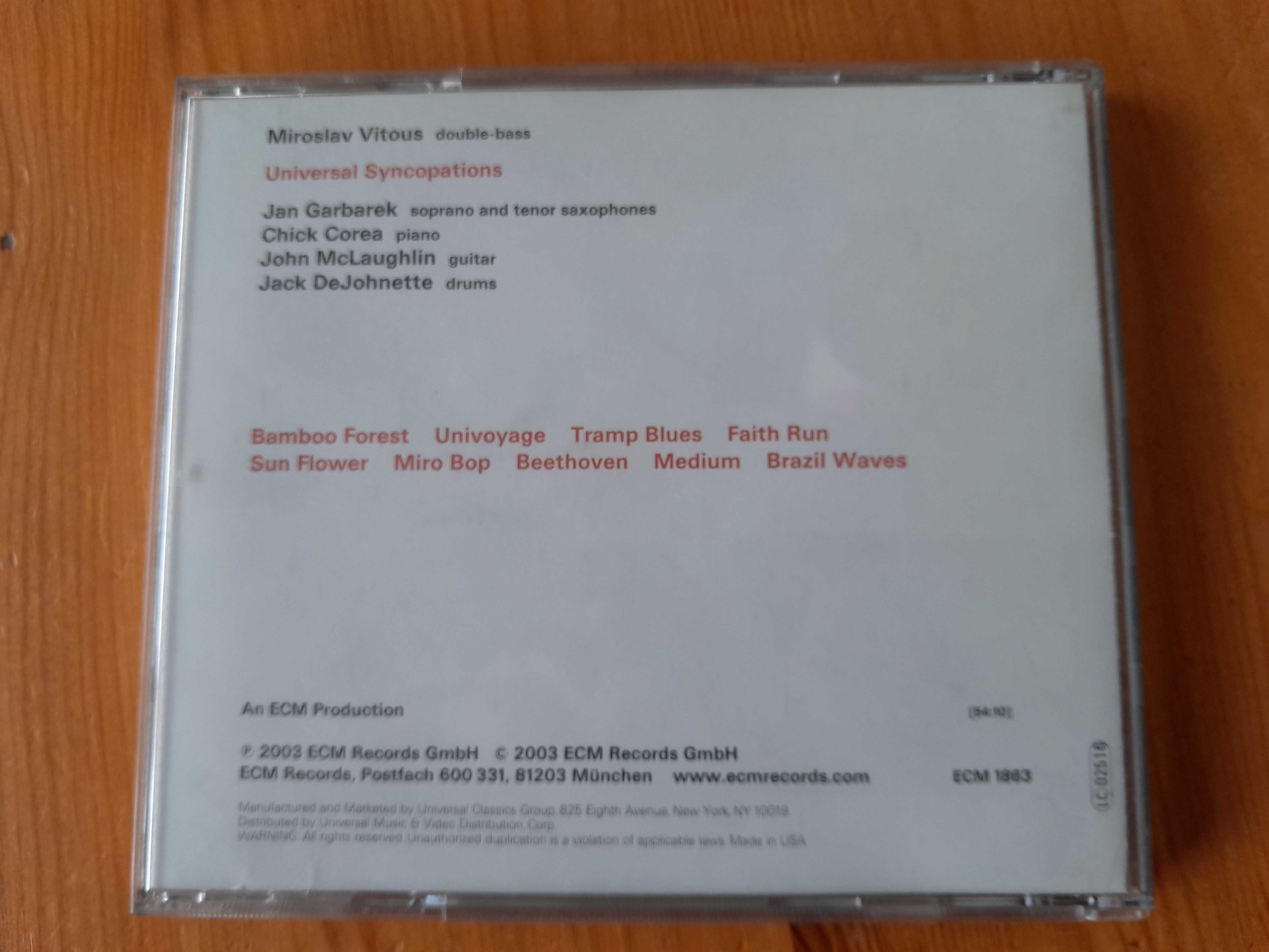Miroslav Vitous ,,Universal Syncopations"