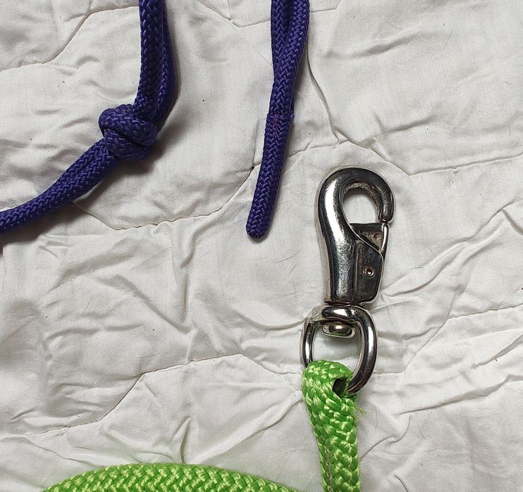 Halter sznurkowy r. full wraz z liną do pracy z ziemi (1)