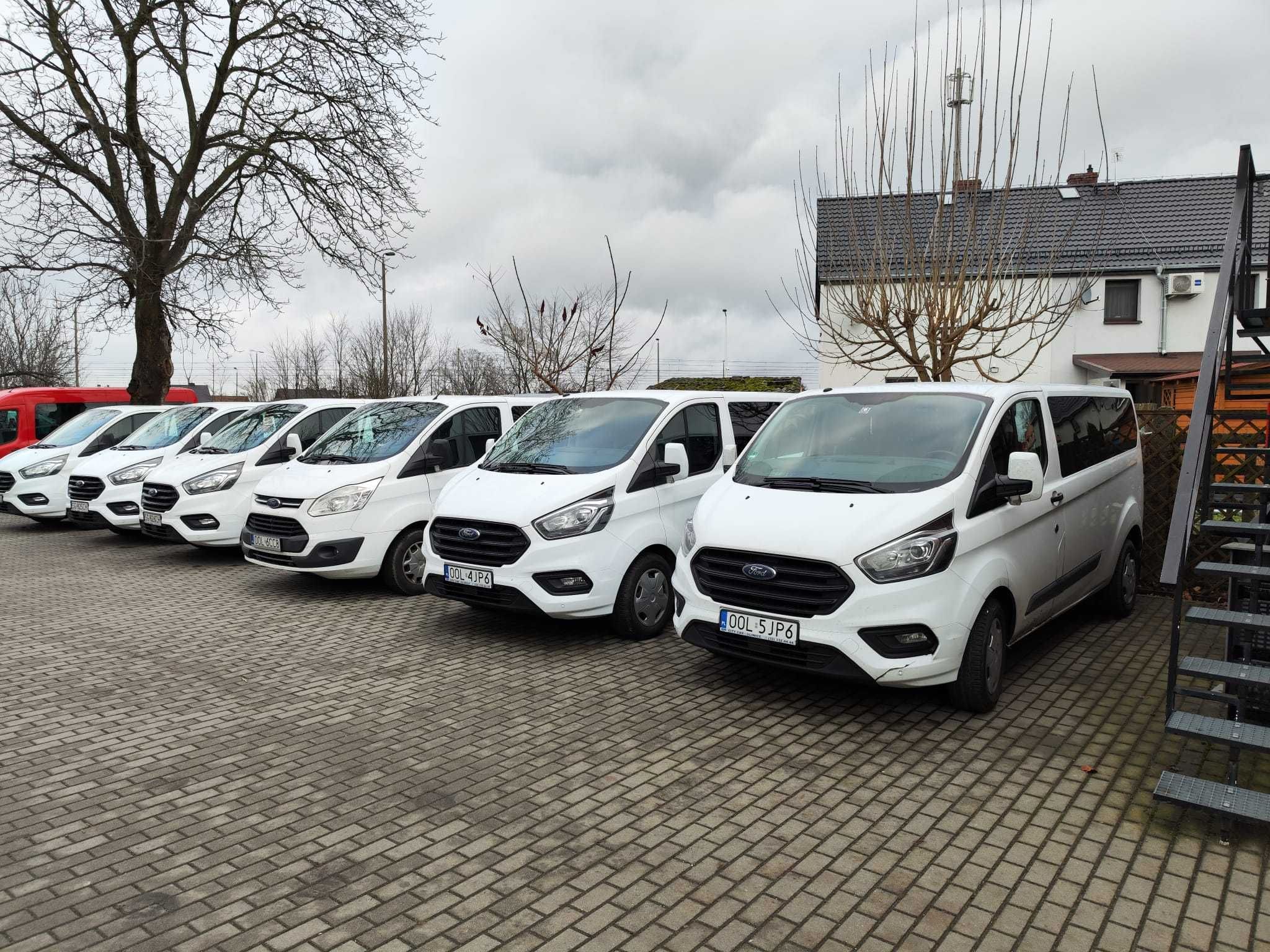 Wypożyczalnia, wynajem busa 9 osobowego - Ford Transit Custom