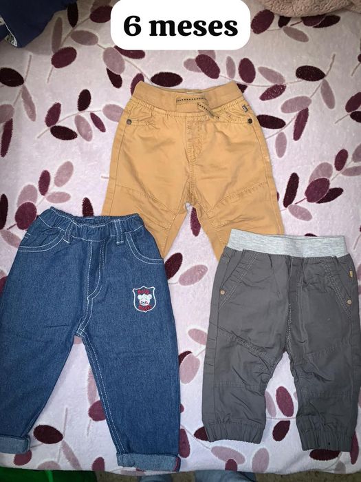 Roupas de menino 3-6 meses (tamanho na foto)