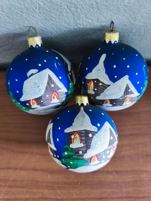 Bombki choinkowe szklane