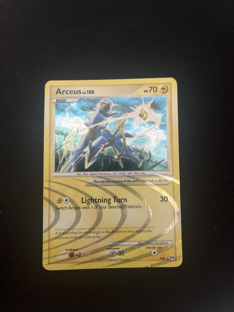 Arceus 2009 AR6 REVERSE HOLO