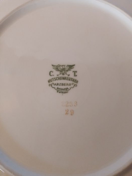 Prato em porcelana alemã Bavaria