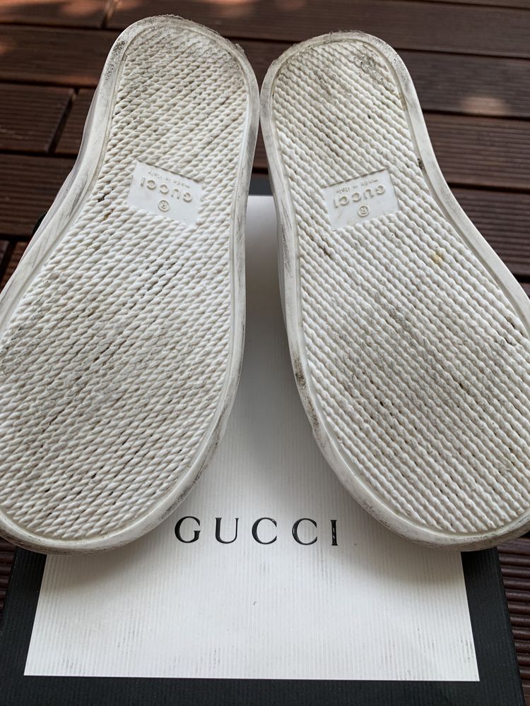 Gucci r. 24 oryginalne buty chłopięce mokasyny skóra Vitkac karton