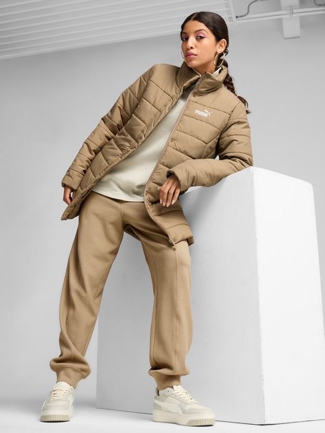 Куртка Puma жіноча оригінальна нова поліестер бежева пума