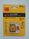 Карта памяти Kodak 64 ГБ Micro SDXC , MicroSD с адаптером
