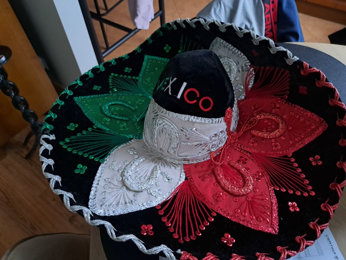 Oryginalne Sombrero Meksykańskie, Duże! Stan idealny.