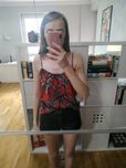 Letnia bluzeczka w palmy