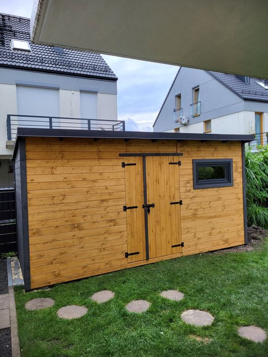 PROMOCJA Domek nowoczesny na narzędzia 4x2