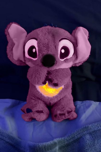 Дитяча м'яка іграшка з функцією дихання «Веселий Стіч»