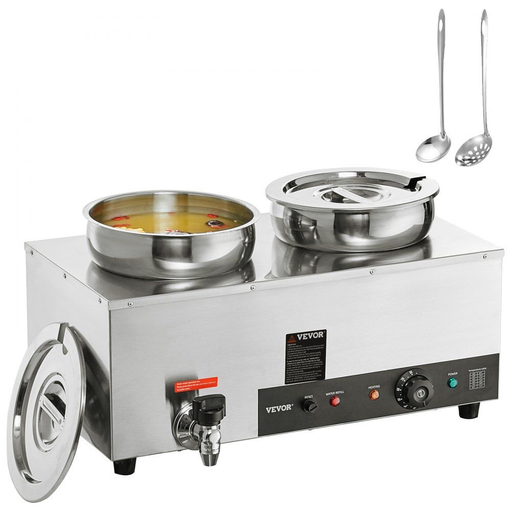 Aquecedor de Buffet Inox , 1500W, 2x8.1L