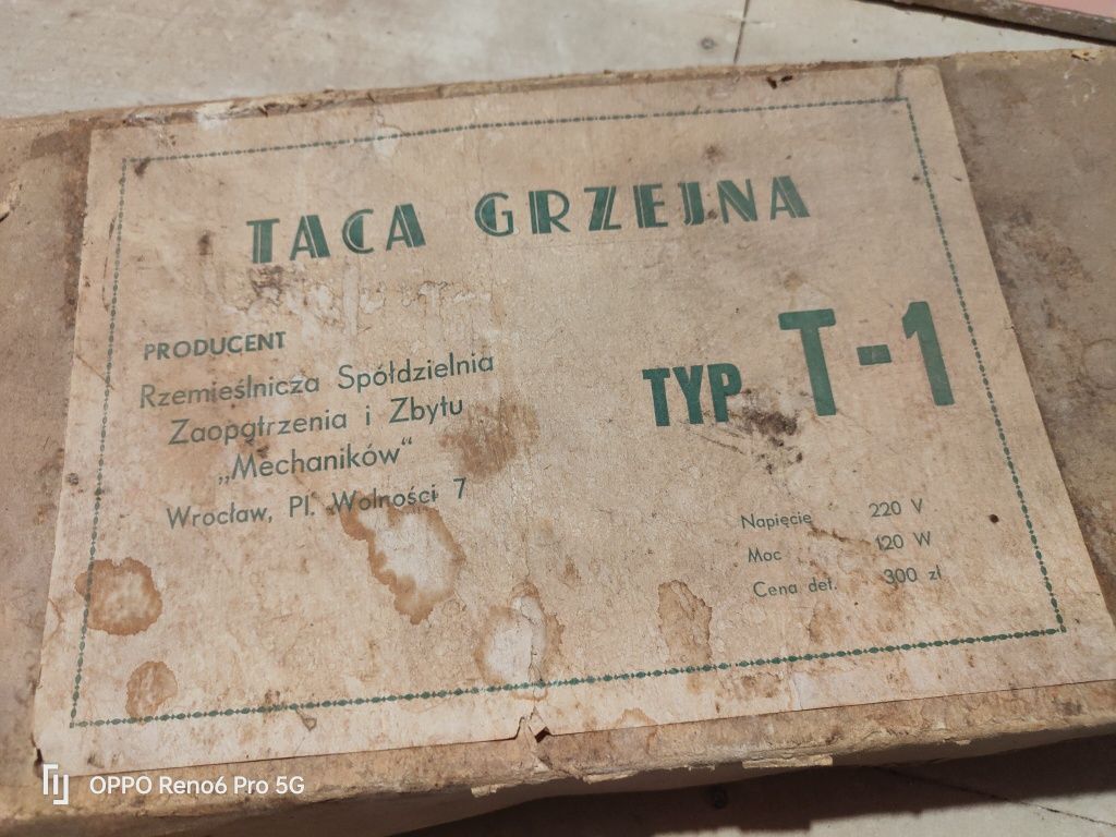 Taca grzejna typ T1