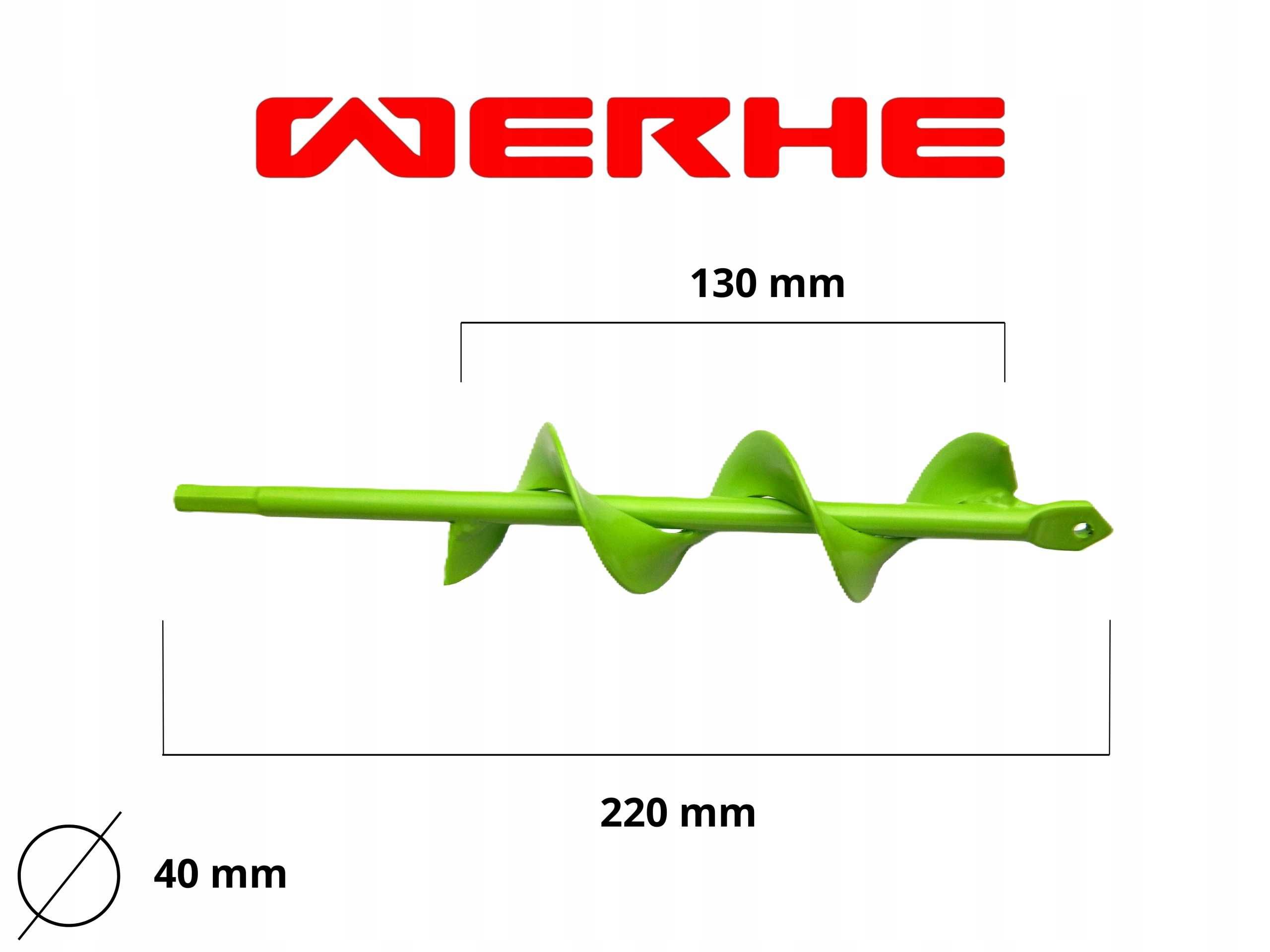 Wiertło glebowe 40x220 mm WERHE