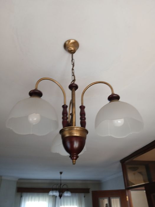 2 candeeiros de teto