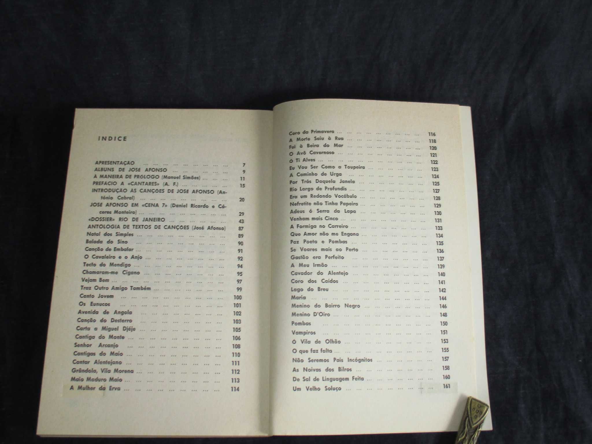 Livro José Afonso Vozes Livres Paisagem Editora